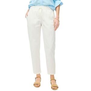 J. Crew Linen Blend Pants Seaside Drawstring Waist